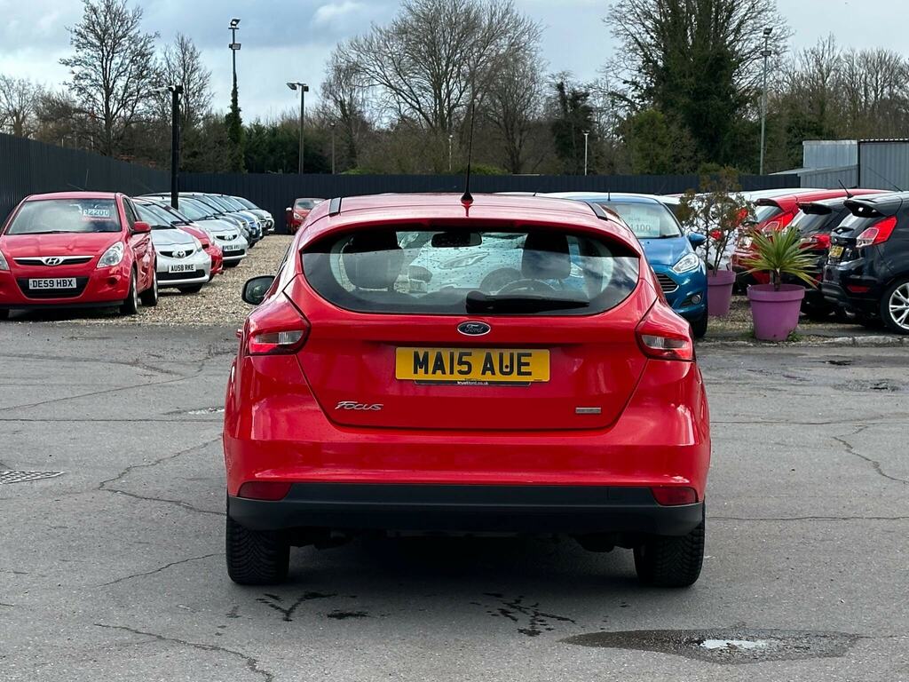 Ford Focus 1.0T Ecoboost Zetec Euro 6 Ss MA15AUE Red #5