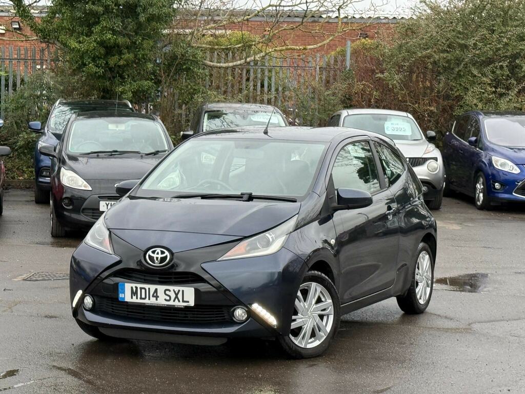 Toyota Aygo 1.0 Vvt-i X-pression Euro 5 Euro 5 MD14SXL Blue #3