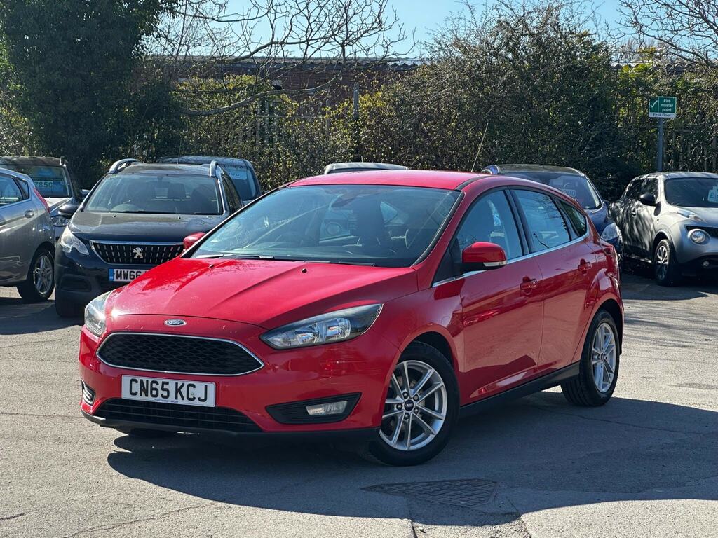 Ford Focus 1.0T Ecoboost Zetec Euro 6 Ss CN65KCJ Red #3