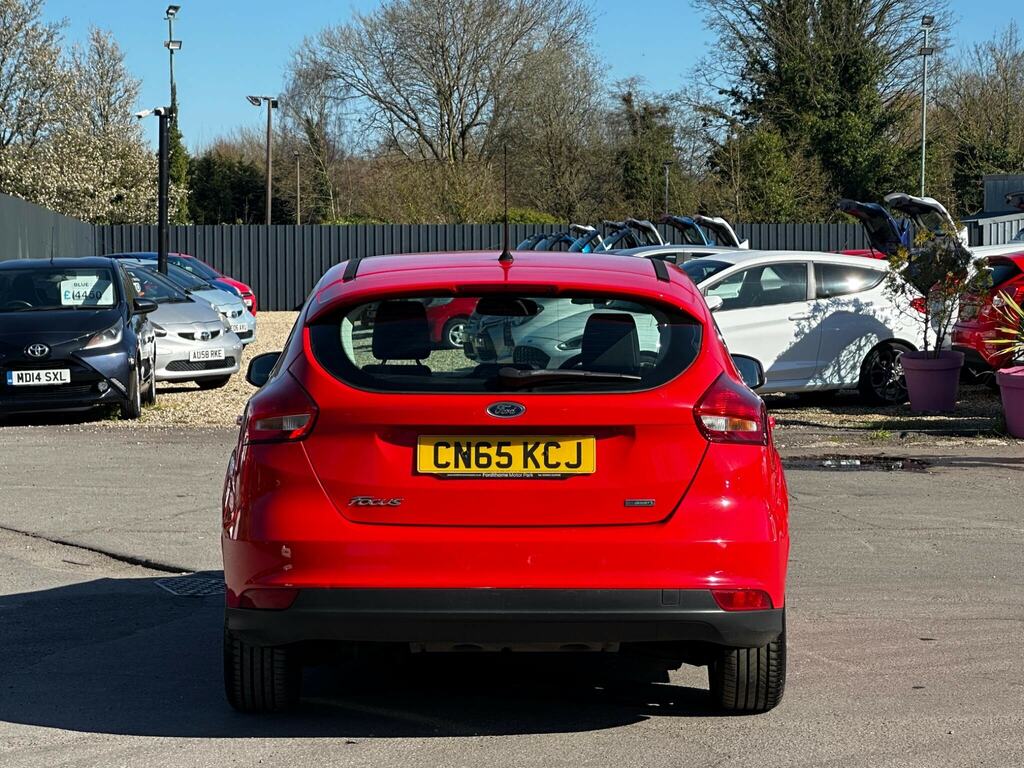 Ford Focus 1.0T Ecoboost Zetec Euro 6 Ss CN65KCJ Red #5