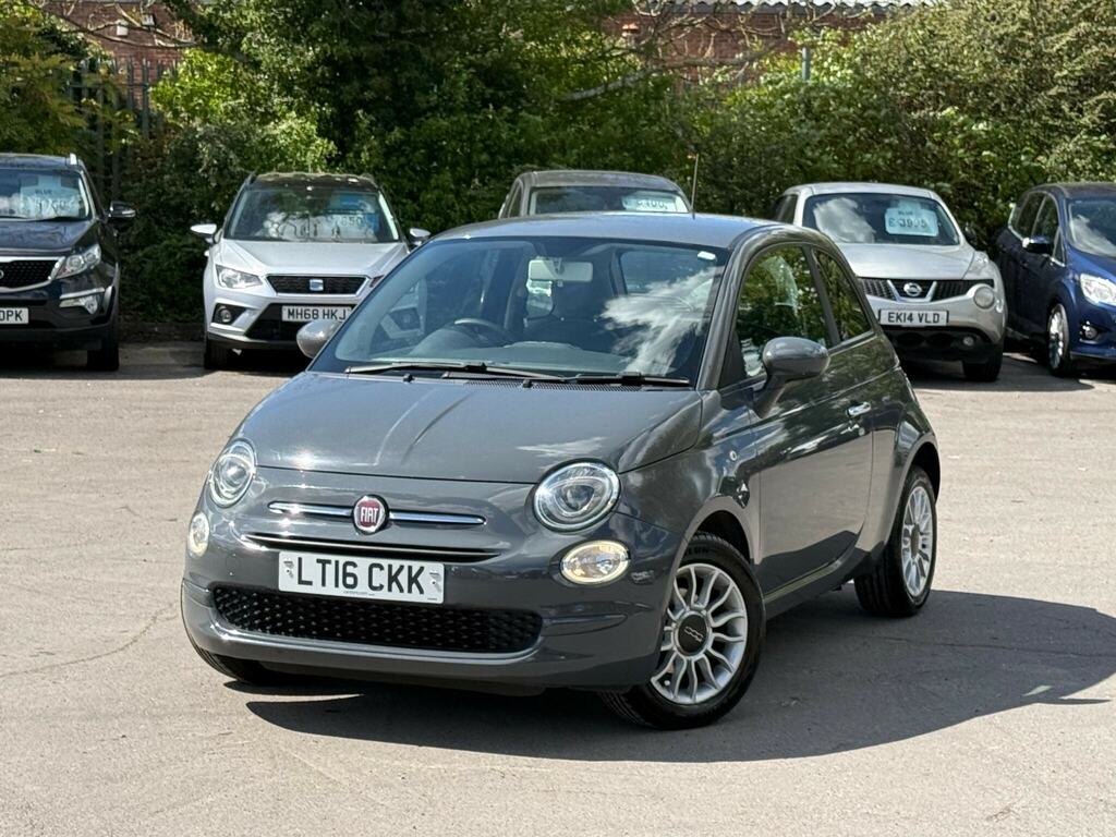 Fiat 500 1.2 Eco Pop Star Euro 6 Ss LT16CKK Grey #3