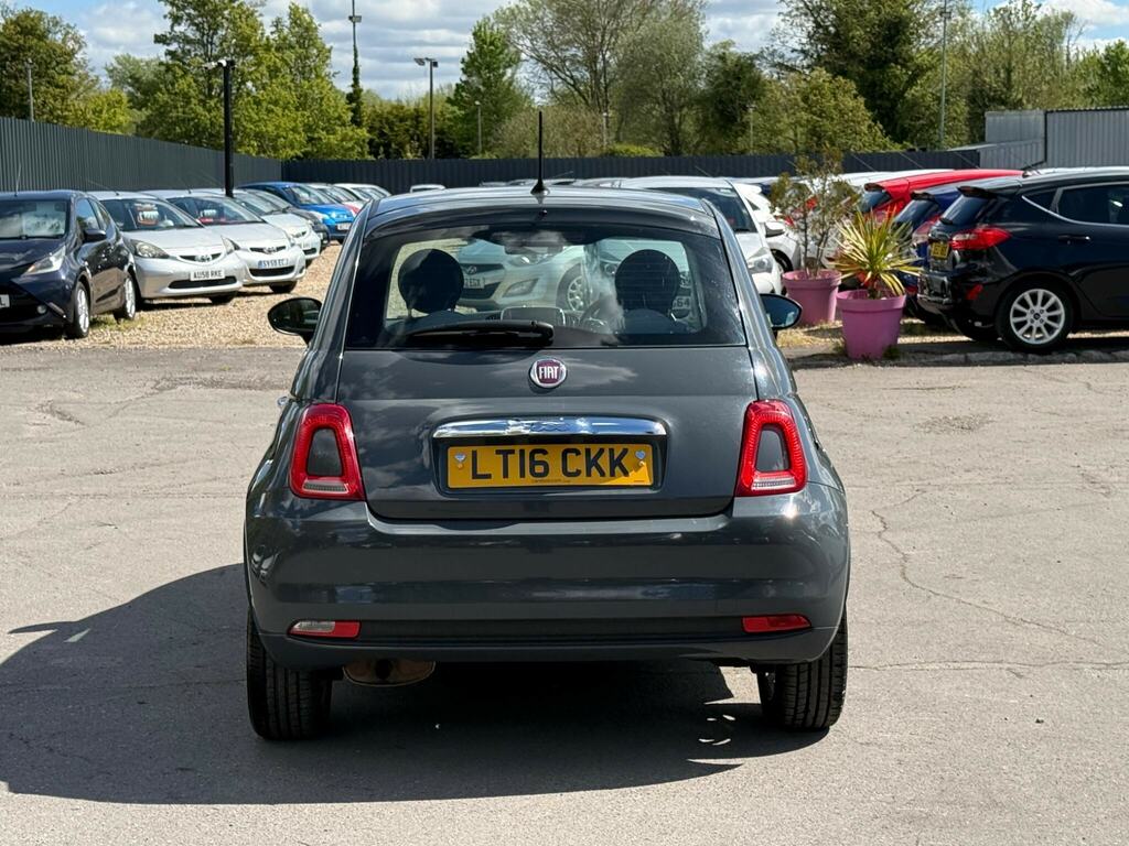 Fiat 500 1.2 Eco Pop Star Euro 6 Ss LT16CKK Grey #6