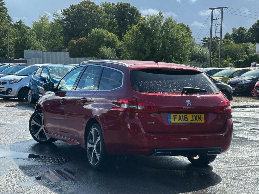 Peugeot 308 SW 1.2 Puretech Gt Line Estate Euro Red #4