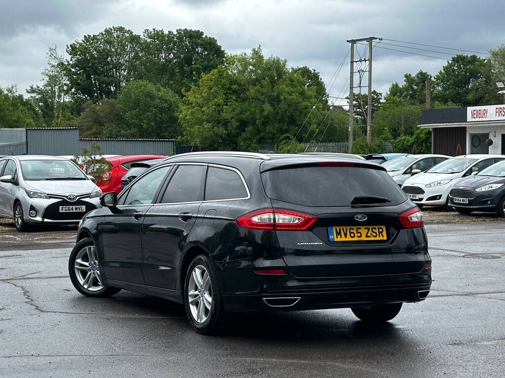 Ford Mondeo 2.0 Tdci Titanium Powershift Euro 6 Ss MV65ZSR Black #4