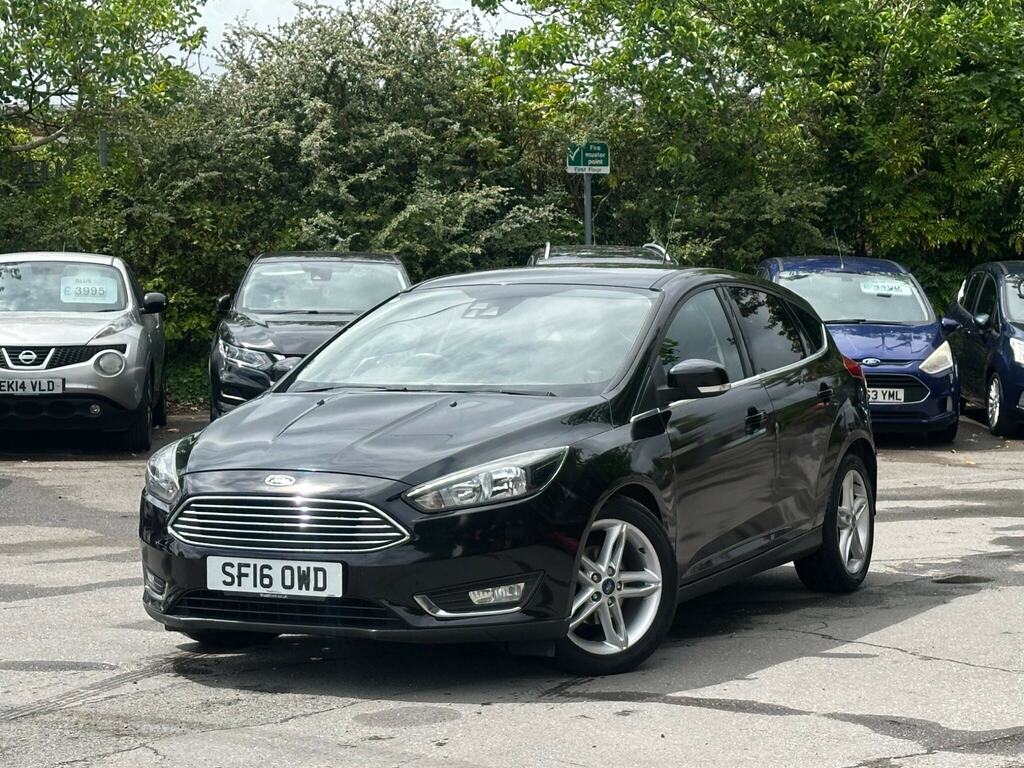 Ford Focus 1.0T Ecoboost Titanium Euro 6 Ss SF16OWD Black #3