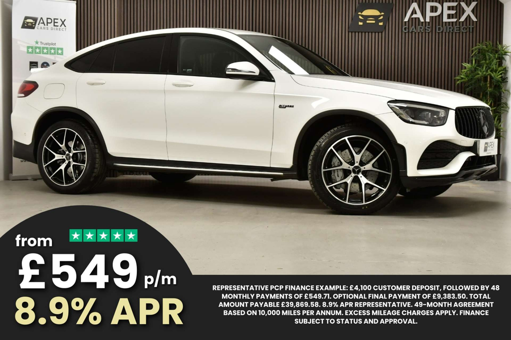 Mercedes-Benz GLC Class Premium 4Matic 4Wd White