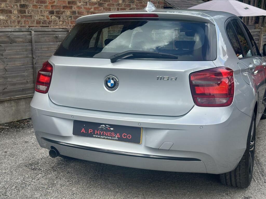 BMW 1 Series Hatchback 2.0 116D Sport Euro 5 Ss 20 Silver #5