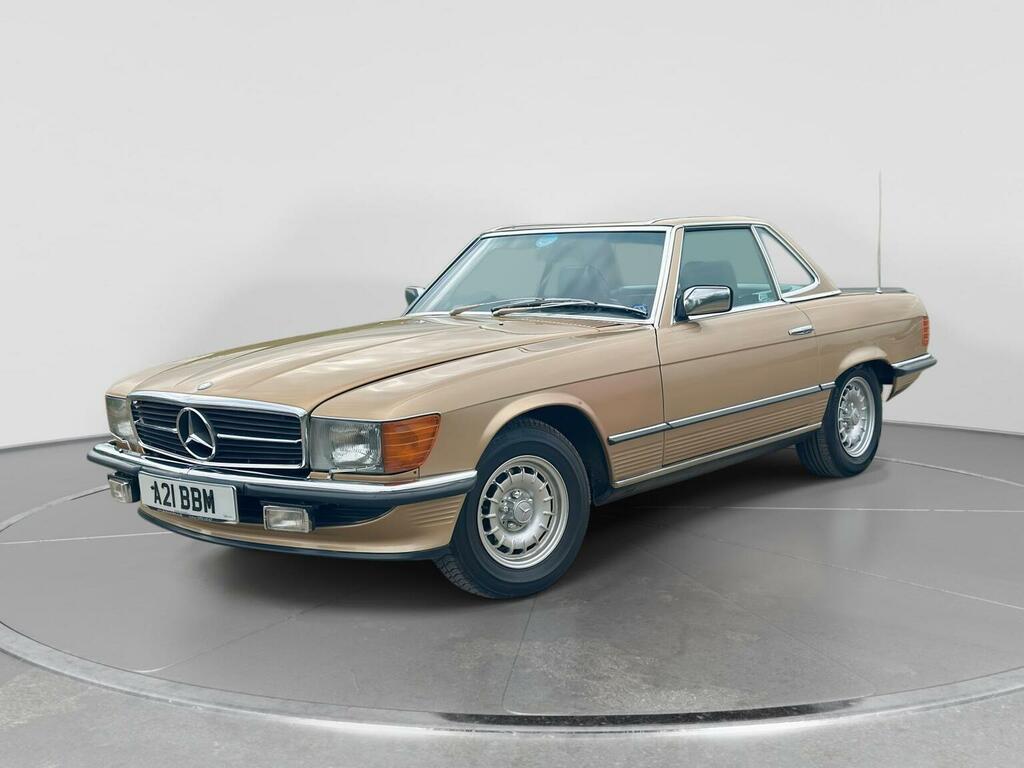 Mercedes-Benz 280 SL Convertible 1984A Gold #4