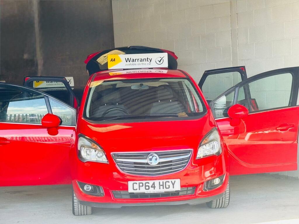 Vauxhall Meriva Mpv 1.4I Tech Line Euro 6 201464 CP64HGY Red #3