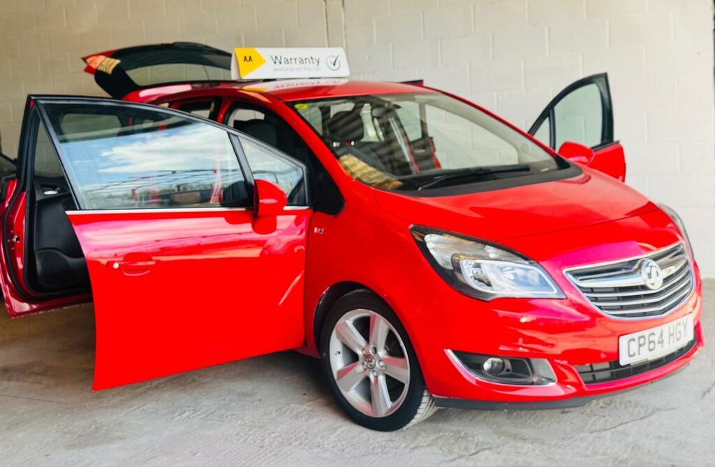 Vauxhall Meriva Mpv 1.4I Tech Line Euro 6 201464 CP64HGY Red #5