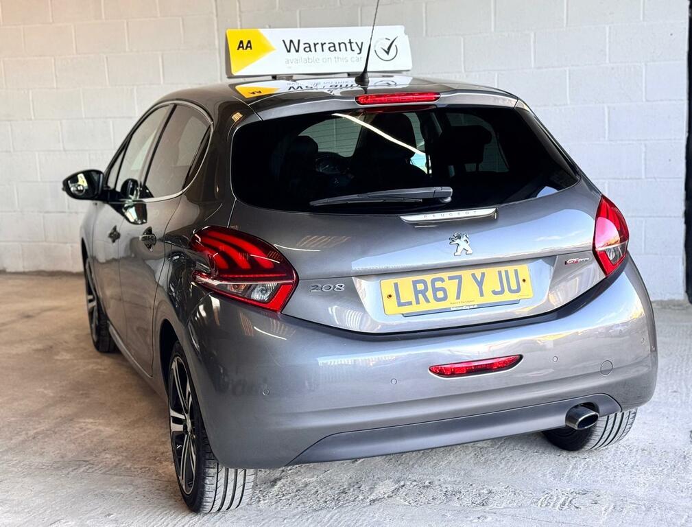 Peugeot 208 Hatchback 1.2 Puretech Gt Line Eat Euro 6 Ss Grey #6