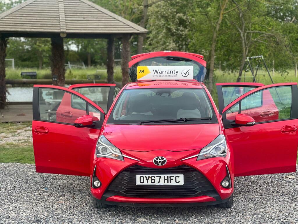 Toyota Yaris Hatchback 1.0 Vvt-i Icon Euro 6 201767 Red #3