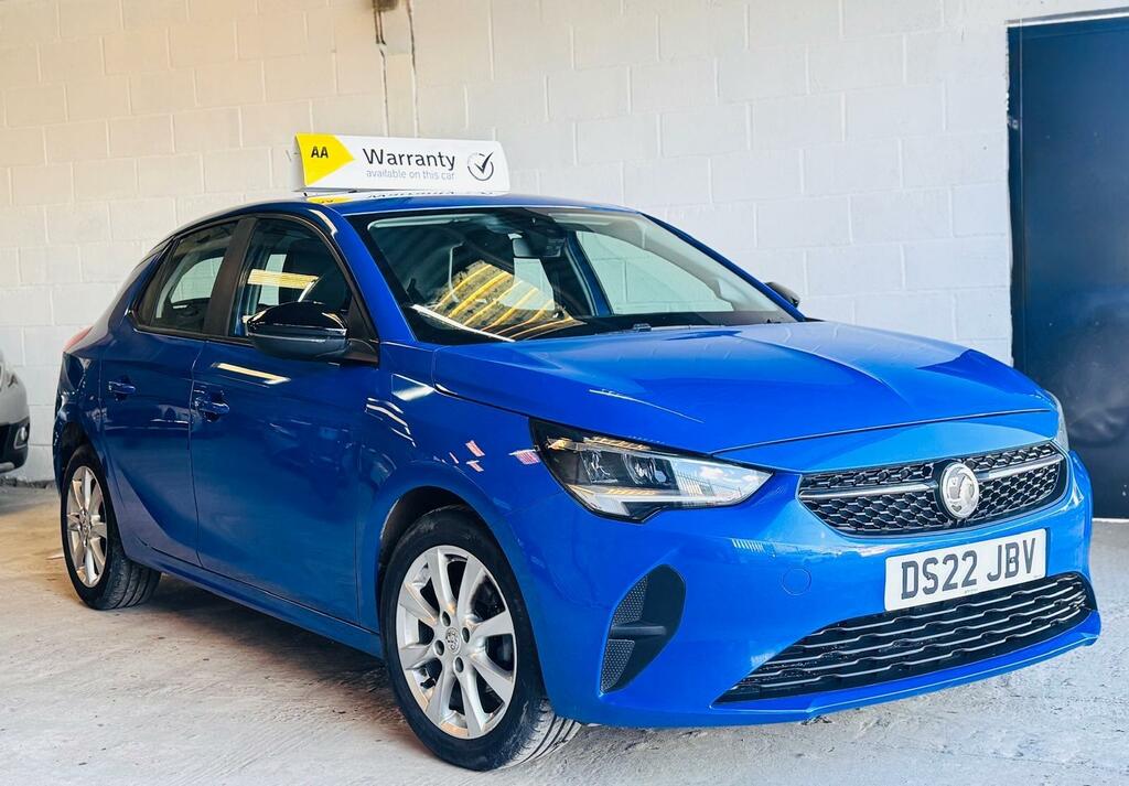 Vauxhall Corsa Hatchback 1.2 Se Edition Euro 6 202222 DS22JBV Blue #5