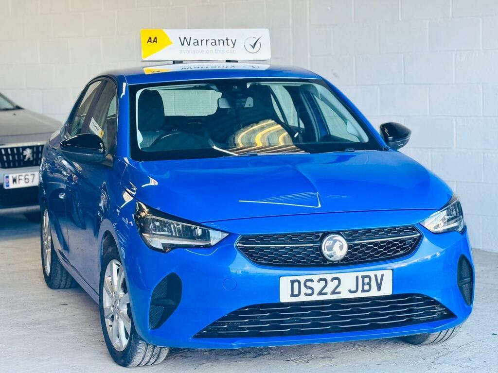 Vauxhall Corsa Hatchback 1.2 Se Edition Euro 6 202222 DS22JBV Blue #6