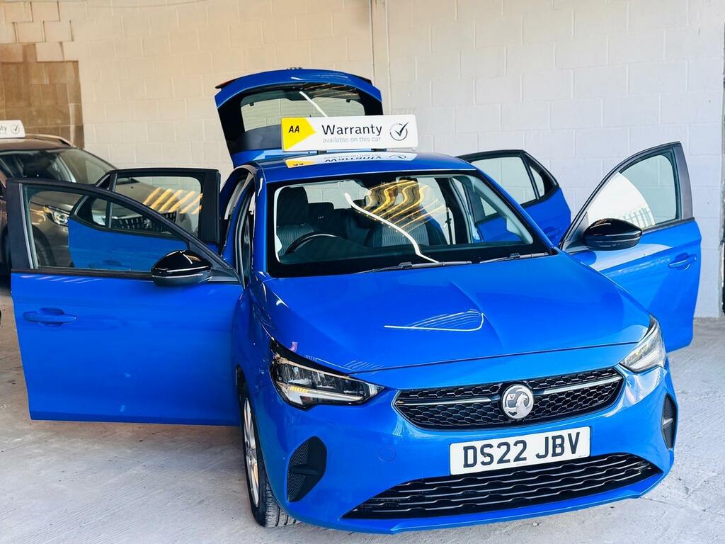 Vauxhall Corsa Hatchback 1.2 Se Edition Euro 6 202222 DS22JBV Blue #3