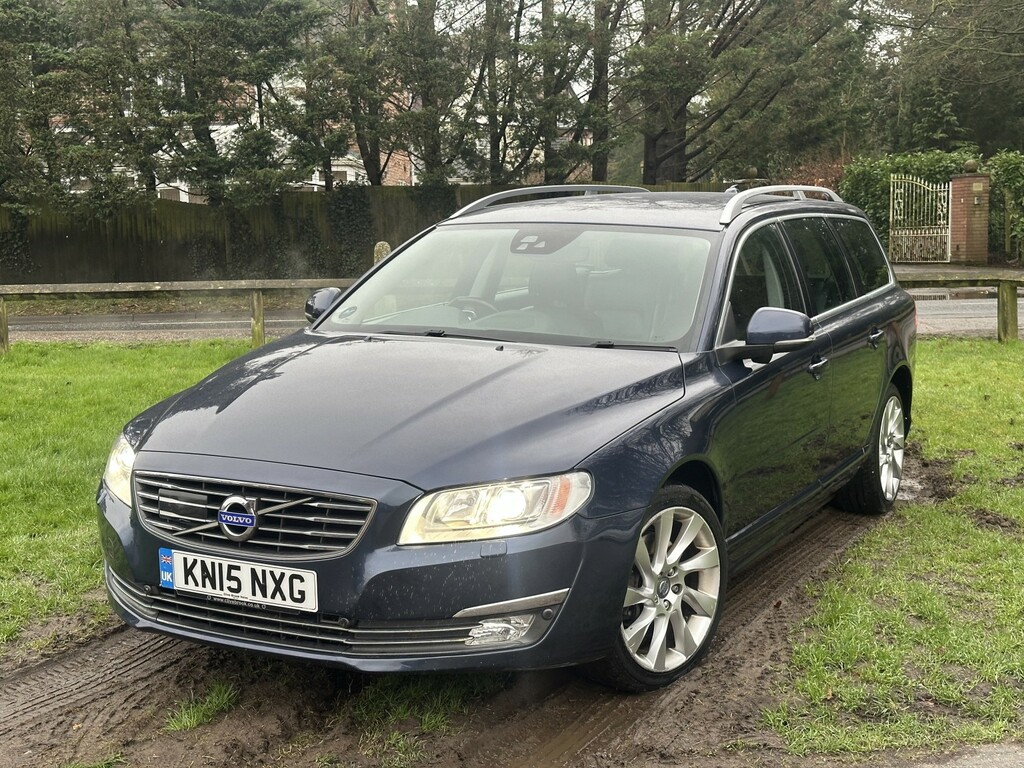 Volvo V70 Estate 2.4 Se Lux D5 215Hp 2015 Blue #2