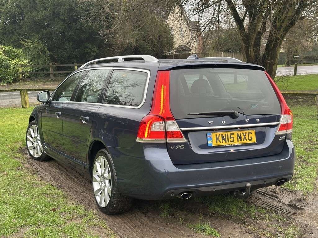 Volvo V70 Estate 2.4 Se Lux D5 215Hp 2015 Blue #3