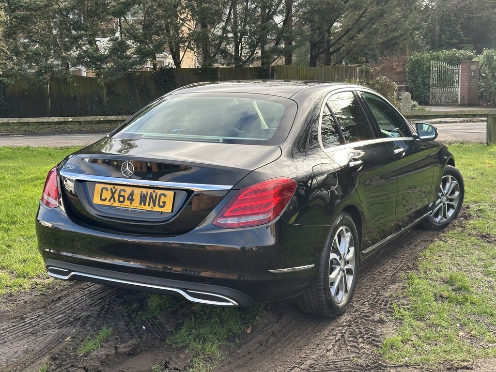 Mercedes-Benz C Class Saloon 2.0 C200 Sport Premium 2015 Black #4
