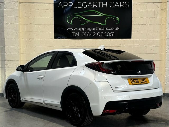Honda Civic I-dtec Sport Hatchback OE16ZKC White #6