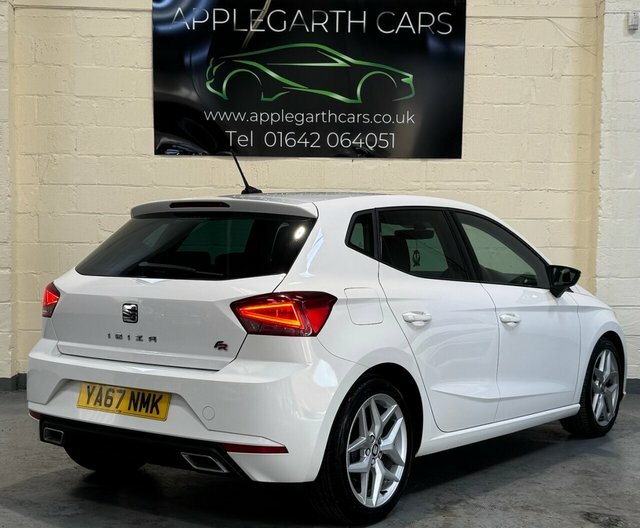 Seat Ibiza Tsi Fr Hatchback YA67NMK White #3