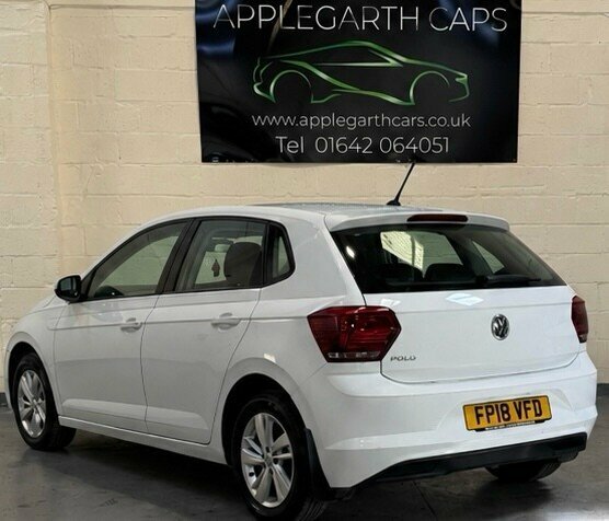 Volkswagen Polo Se Hatchback FP18VFB White #6