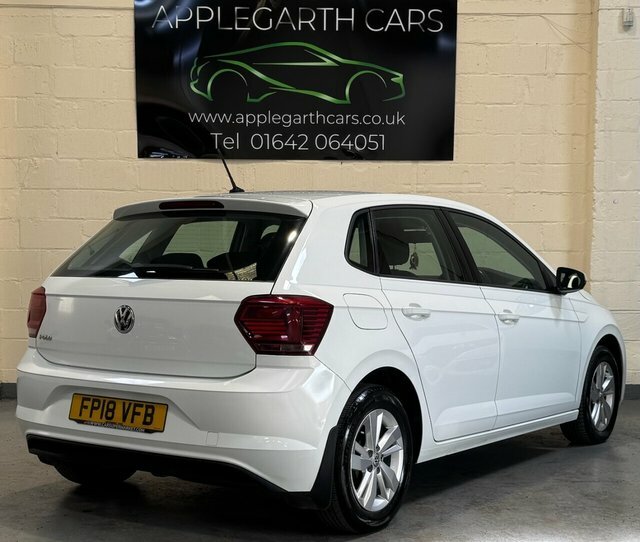 Volkswagen Polo Se Hatchback FP18VFB White #3