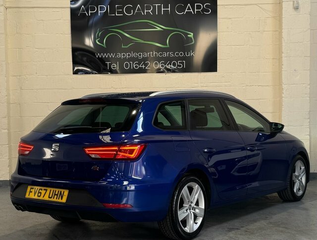 Seat Leon Tdi Fr Technology St FV67UHN Blue #3