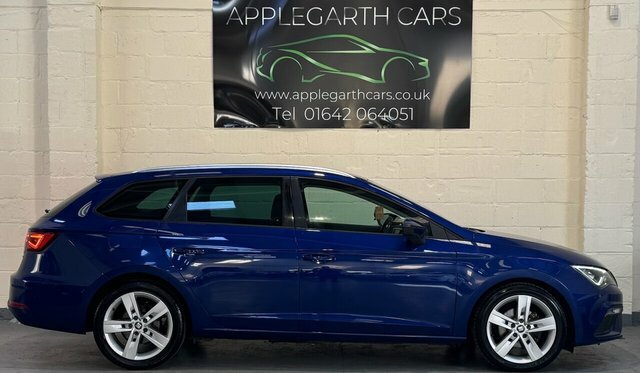 Seat Leon Tdi Fr Technology St FV67UHN Blue #2