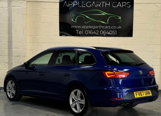 Seat Leon Tdi Fr Technology St FV67UHN Blue #6