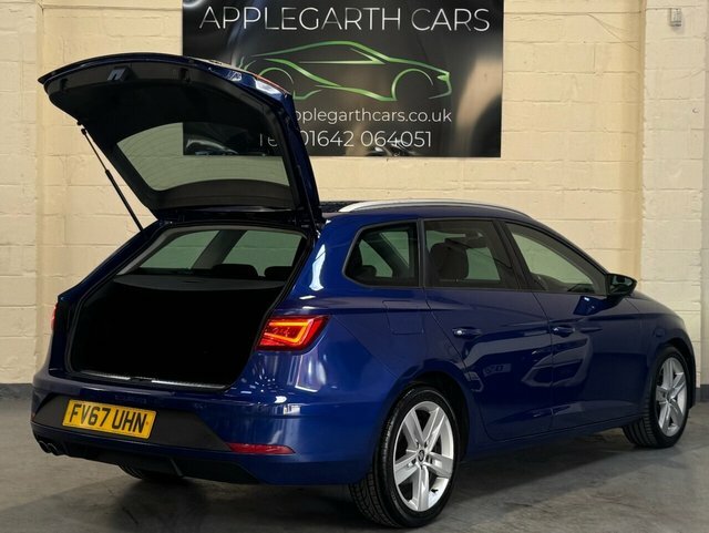 Seat Leon Tdi Fr Technology St FV67UHN Blue #4