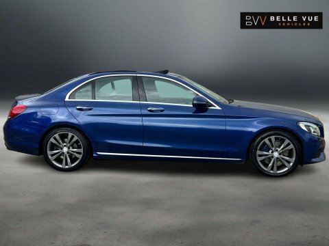 Mercedes-Benz C Class 2.0 C350 Sport PO16KNK Blue #3