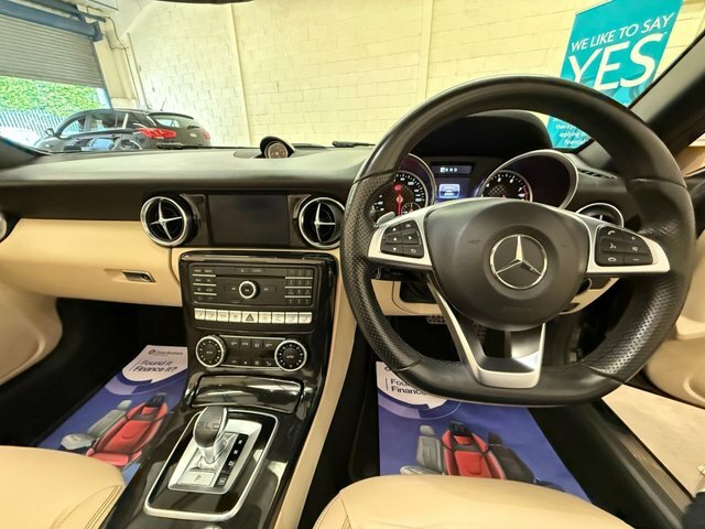 Mercedes-Benz SLC 2.0 Slc200 Amg Line Convertible G-troni Black #6