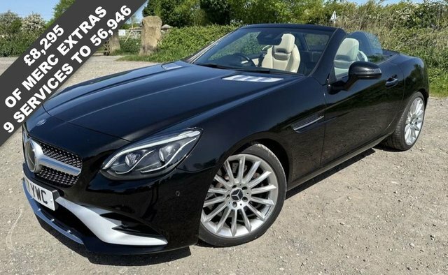 Mercedes-Benz SLC 2.0 Slc200 Amg Line Convertible G-troni Black