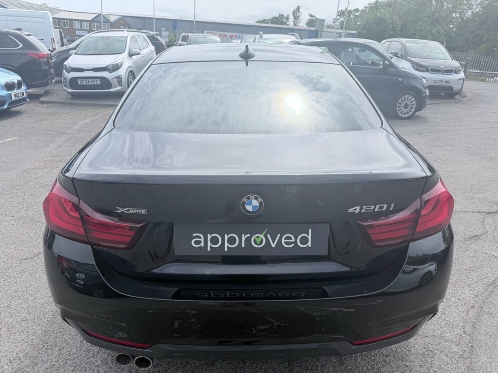 BMW 4 Series Coupe YG69XWD Black #6