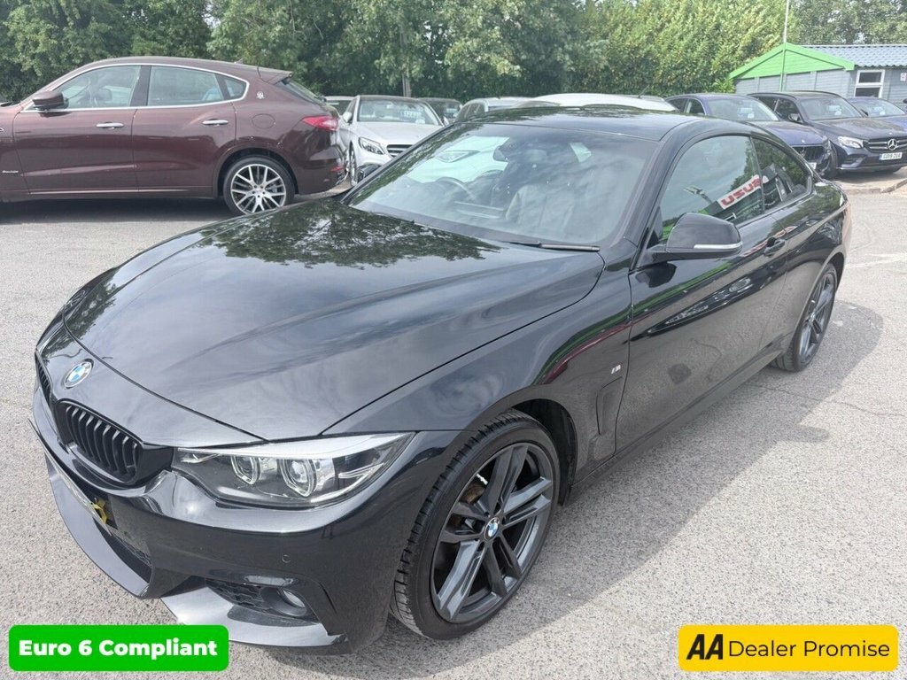 BMW 4 Series Coupe YG69XWD Black #3