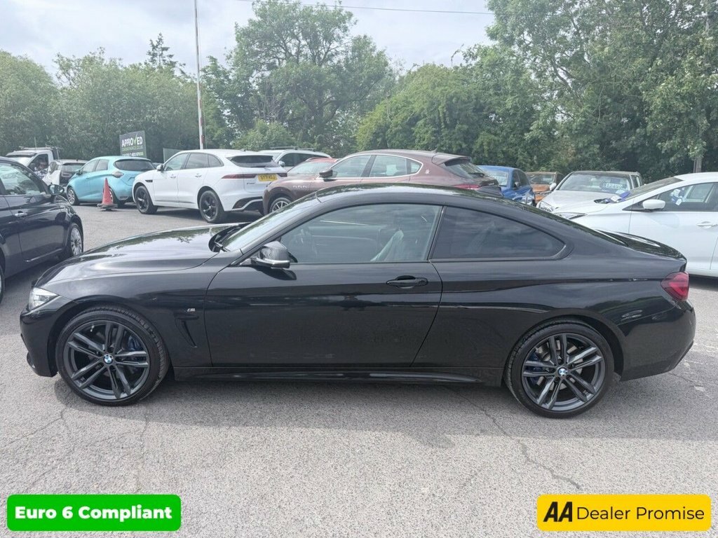 BMW 4 Series Coupe YG69XWD Black #4