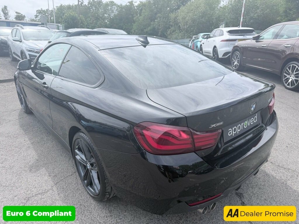 BMW 4 Series Coupe YG69XWD Black #5