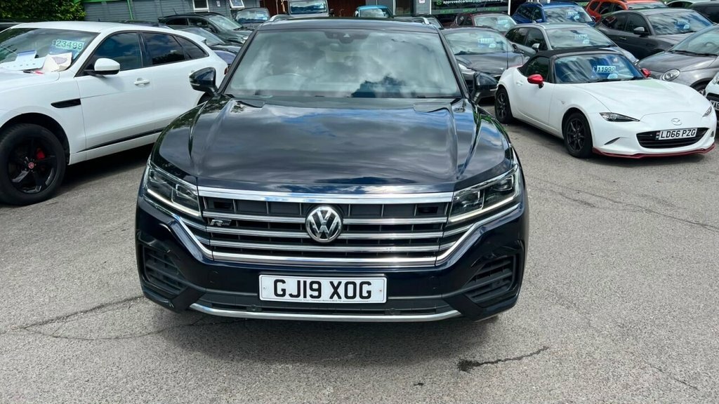 Volkswagen Touareg 3L R-line Tech GJ19XOG Blue #4