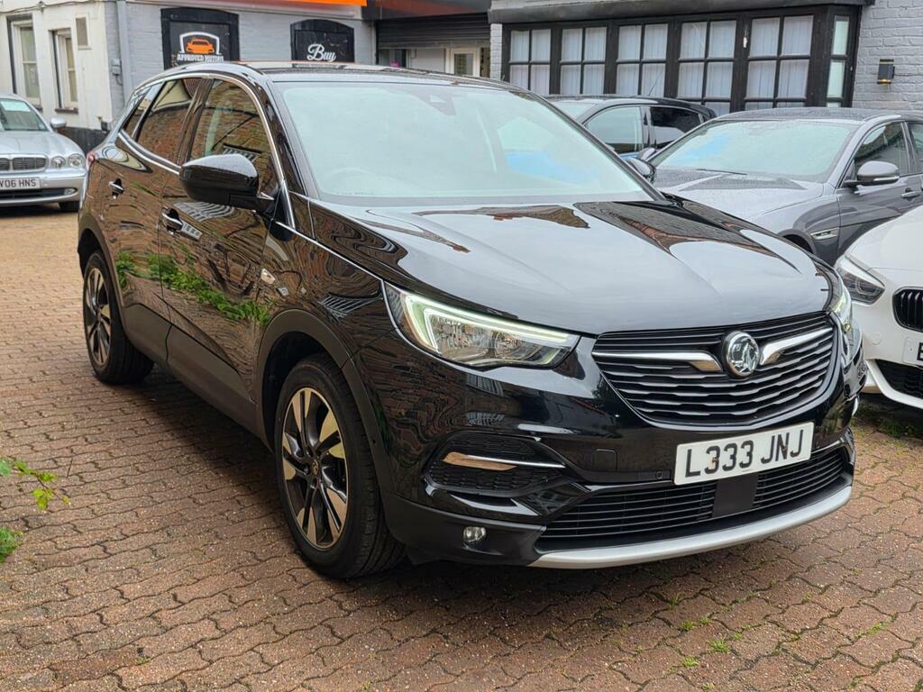 Vauxhall Grandland X 1.2 Turbo Sport Nav Euro 6 S S Black