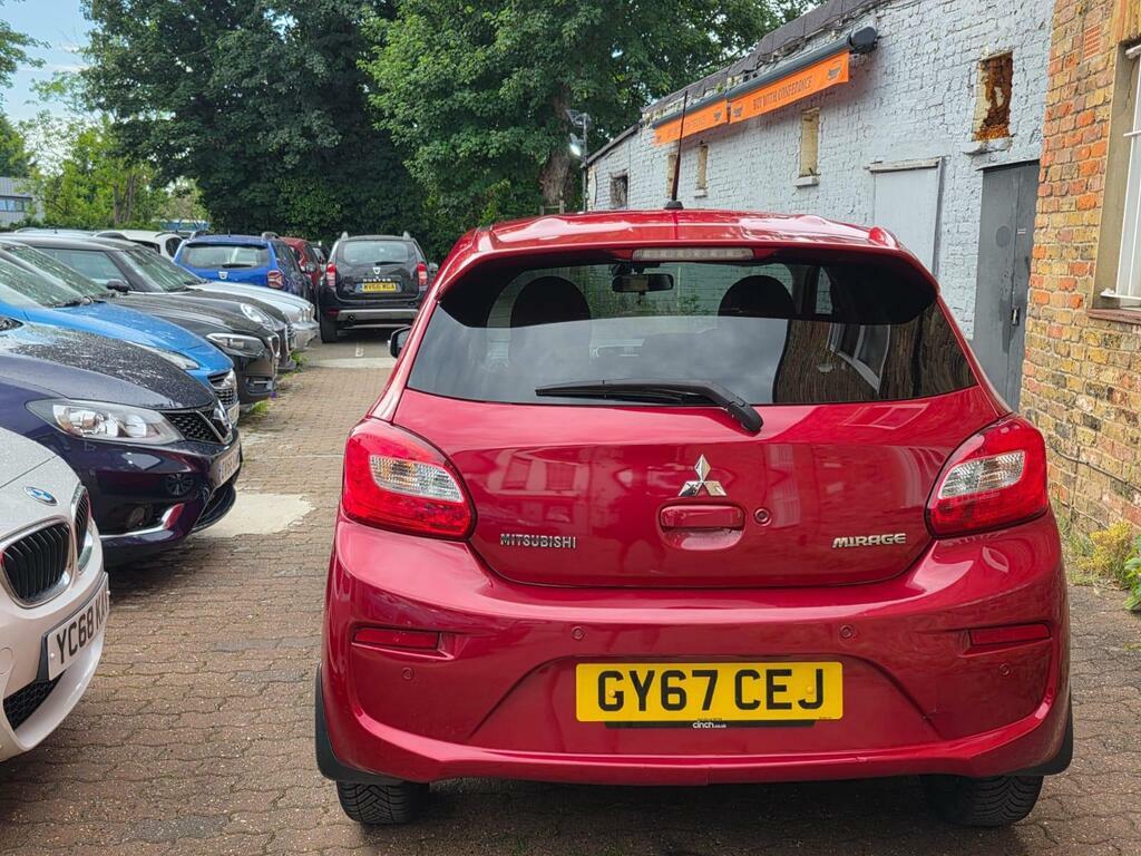 Mitsubishi Mirage 1.2 Juro Cvt Euro 6 S S Red #6