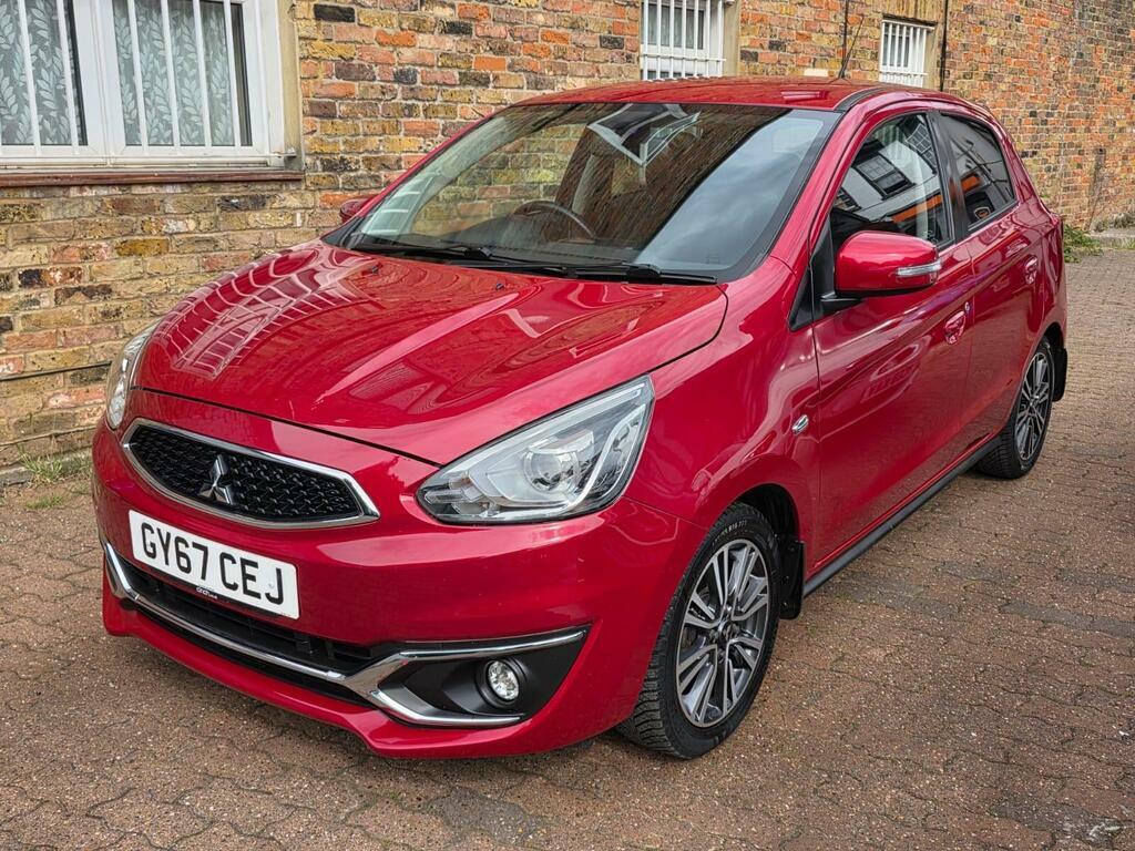 Mitsubishi Mirage 1.2 Juro Cvt Euro 6 S S Red #3
