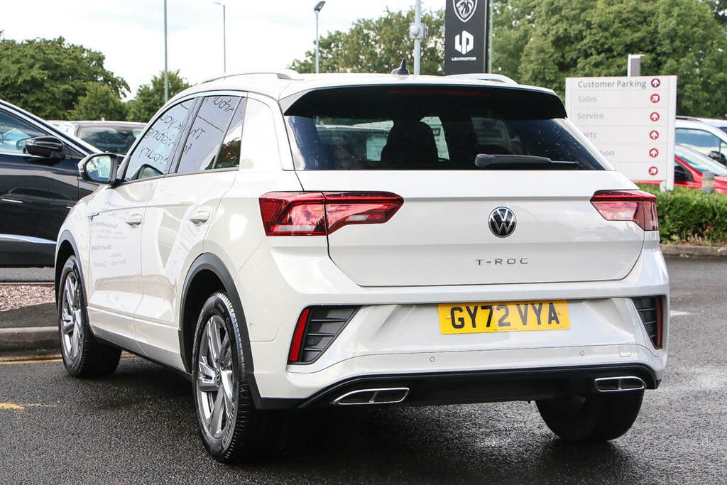 Volkswagen T-Roc 1.5 Tsi R-line Dsg Grey #4