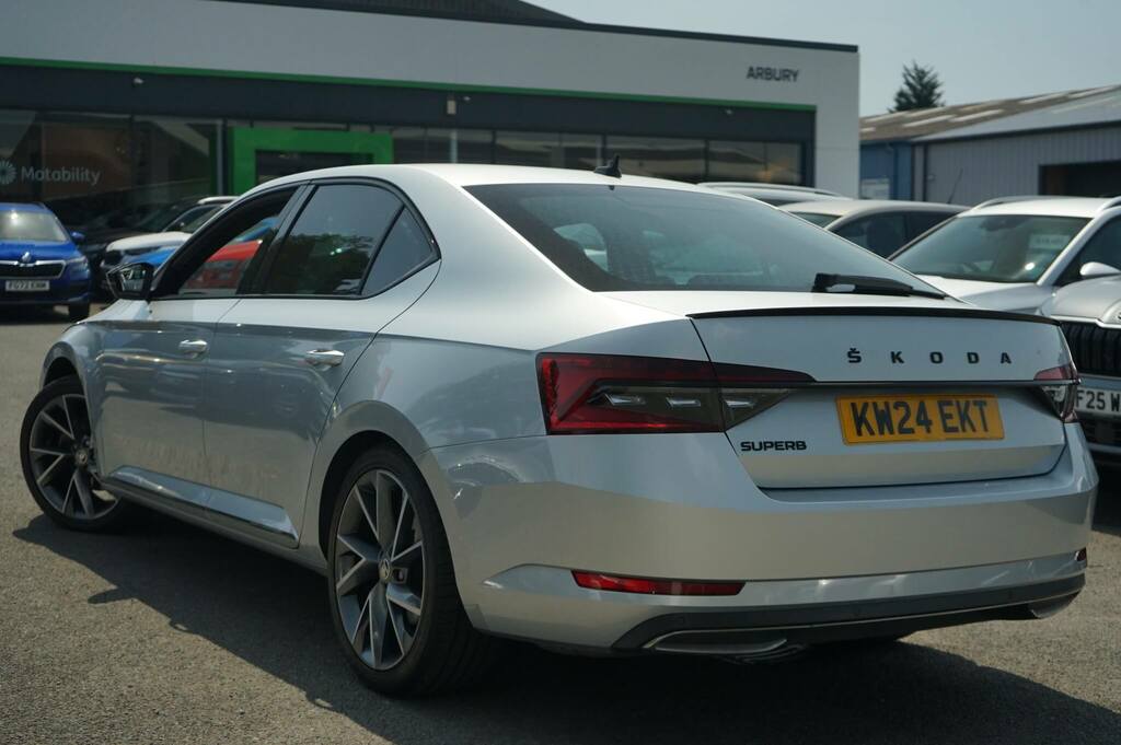 Skoda Superb 1.5 Tsi Sport Line Plus Dsg KW24EKT Silver #3