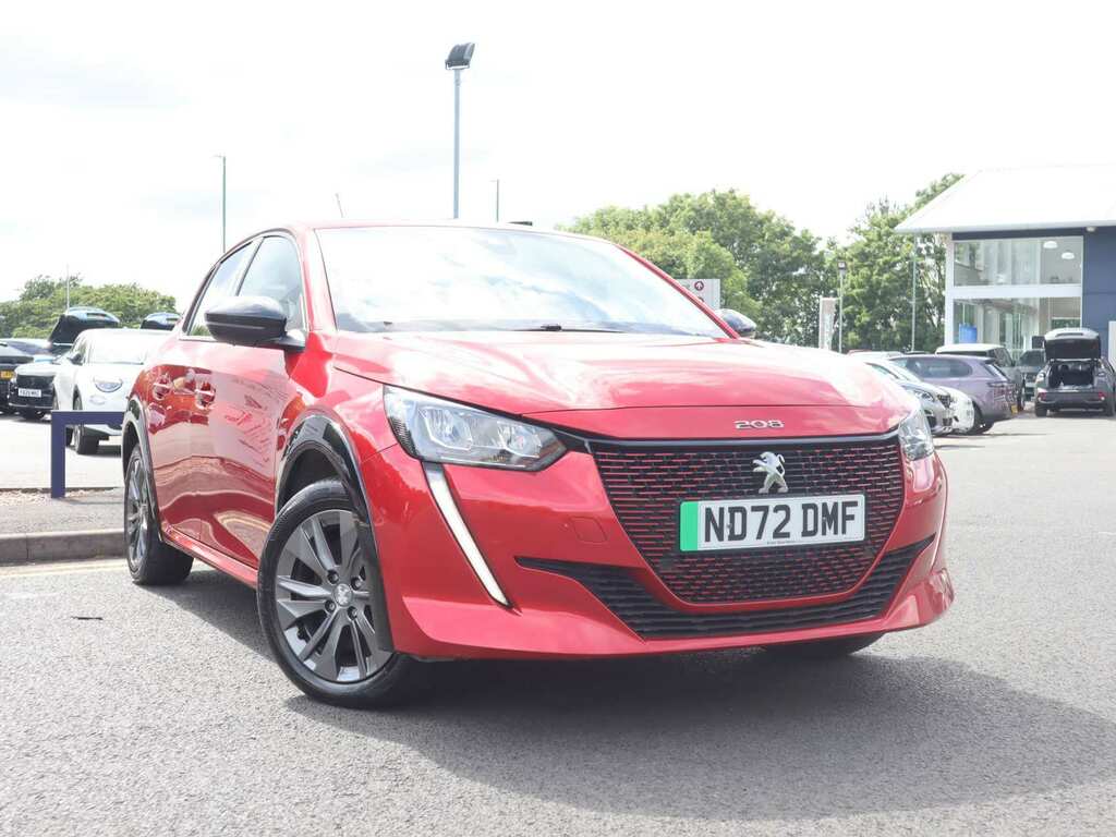 Peugeot e-208 100Kw Allure Premium 50Kwh Red #6