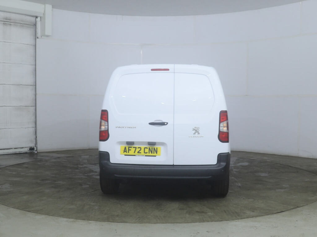 Peugeot Partner 1000 1.5 Bluehdi 130 Professional Premium Van Eat8 White #4