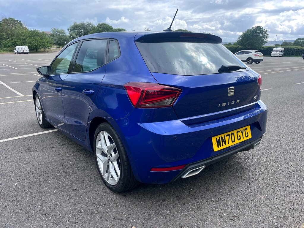 Seat Ibiza 1.0 Tsi Fr Hatchback Euro 6 Ss WN70GYG Blue #4