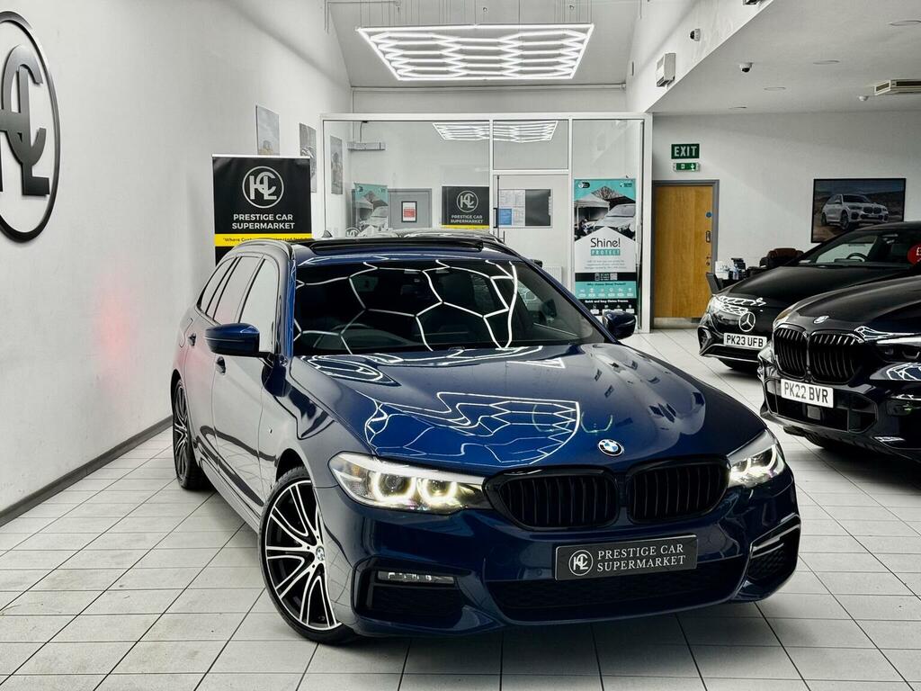 BMW 5 Series Estate 3.0 530D M Sport Touring Euro 6 Ss Blue