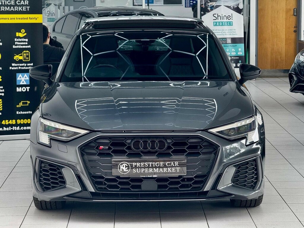 Audi S3 Hatchback 2.0 Tfsi Vorsprung Sportback S Tronic Qu LS22FPX Grey #3