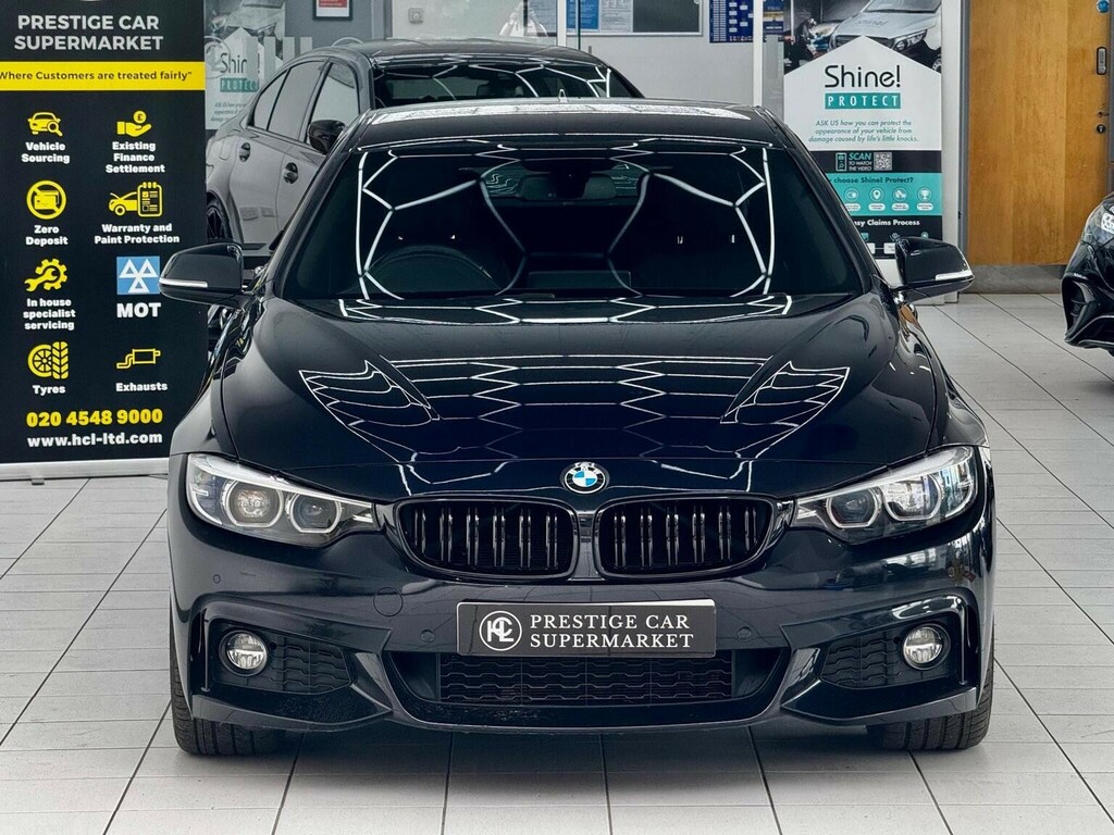BMW 4 Series Gran Coupe Hatchback 2.0 420I Gpf M Sport Euro 6 Ss 5 FP21VJN Black #2