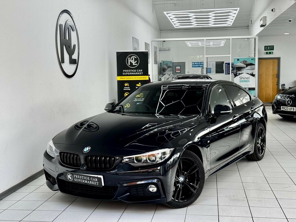 BMW 4 Series Gran Coupe Hatchback 2.0 420I Gpf M Sport Euro 6 Ss 5 FP21VJN Black #4